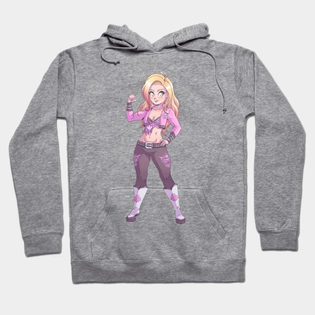 Natalya Hart Hoodie by MauroAlbatros